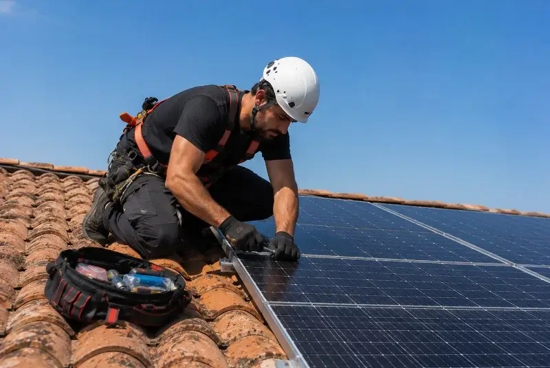 Maintenance et monitoring de panneaux solaires à Limonest